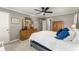 Bright bedroom with ceiling fan, carpet and light-colored walls at 2401 Stockton Dr, Marietta, GA 30066