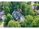 Beautiful home with lots of trees creating a private backyard at 4030 Greatwood Path, Alpharetta, GA 30005