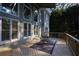 Spacious wooden deck with seating, ideal for outdoor entertaining at 4030 Greatwood Path, Alpharetta, GA 30005