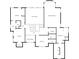 Upstairs floor plan featuring bedrooms, bathrooms, open-to-below areas, and walk-in closets at 4030 Greatwood Path, Alpharetta, GA 30005