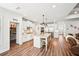 Bright, open kitchen with stainless appliances, large island and walk-in pantry at 4189 Brookmont Way, Auburn, GA 30011