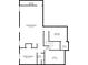 Basement floor plan showcasing layout of rooms and dimensions at 4240 N Braves Cir, Douglasville, GA 30135