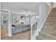 Cozy living space featuring fireplace, comfortable seating, and an open layout at 4240 N Braves Cir, Douglasville, GA 30135