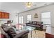 Comfortable living room with a ceiling fan and windows for natural light at 2555 Flat Shoals Rd # 2006, Atlanta, GA 30349
