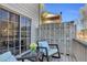 Cozy patio with comfortable seating and a view at 420 Heritage Park Nw Trce # 22, Kennesaw, GA 30144