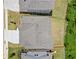 Birds-eye view of a house with a gray roof and well-maintained lawn at 461 Maypop Ln, Woodstock, GA 30188