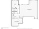 Floor plan of basement highlighting bedroom, bathroom, entertainment and storage areas at 461 Maypop Ln, Woodstock, GA 30188
