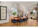Contemporary dining room showcasing stylish decor, modern furnishings, and beautiful natural light at 845 Spring Nw St # Ph4, Atlanta, GA 30308