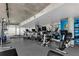 Modern gym featuring cardio machines and free weights, providing a convenient fitness option at 845 Spring Nw St # Ph4, Atlanta, GA 30308