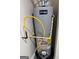 Image shows an Envirotemp water heater in good condition with yellow gas line at 955 Loch Forest Way, Riverdale, GA 30296