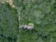 Aerial shot of a secluded home surrounded by dense, mature trees offering ultimate privacy at 337 Theodore Cox Cir, Canton, GA 30114