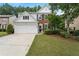 Charming two-story home featuring a well-manicured lawn and a two-car garage at 475 Chippenham Ct, Alpharetta, GA 30005