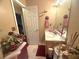 Bathroom featuring vanity, sink, and ample counter space at 7133 Babbling Brook Dr, Jonesboro, GA 30236