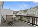 Back deck is perfect for outdoor entertaining with nice views of other homes at 1954 Summit Trace Circle Northwest, Atlanta, GA 30318