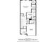 Second floor plan featuring a primary bedroom, bath, walk-in closets, additional bedroom and bath layout at 1954 Summit Trace Circle Northwest, Atlanta, GA 30318