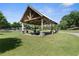Charming gazebo set in a lush green park, perfect for picnics and outdoor gatherings at 1954 Summit Trace Circle Northwest, Atlanta, GA 30318