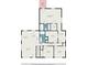 Upstairs floor plan featuring bedrooms, bathrooms, an office, and a kitchen at 232 Whitworth Sw Dr, Atlanta, GA 30331