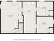 Basement floor plan featuring two bedrooms, a utility closet, and a Gathering room at 232 Whitworth Sw Dr, Atlanta, GA 30331