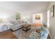Cozy living room features hardwood floors, a soft rug, and comfortable seating at 4149 Indian Lake Cir, Stone Mountain, GA 30083