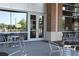 Modern patio with outdoor seating at City Bar at 6175 Weatherly Dr, Sandy Springs, GA 30328