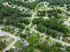 Neighborhood aerial view with lush lawns, large trees, and winding roads provides a serene and peaceful setting at 504 Bradford Park Ct, Loganville, GA 30052