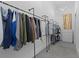 Walk-in closet with hanging racks and drawers at 538 Main St, Palmetto, GA 30268
