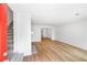 Bright and spacious living room featuring modern flooring and fresh paint at 191 High Creek Dr, Roswell, GA 30076
