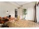 A home office with a desk, two chairs, and a plant at 195 14Th Ne St # 1501, Atlanta, GA 30309