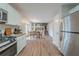 Modern kitchen with stainless steel appliances and granite countertops perfect for cooking and entertaining at 446 Jaywood Dr, Stone Mountain, GA 30083