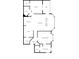 This floor plan features a kitchen, living room, primary bedroom, and utility room at 719 Mcgill Park Ne Ave, Atlanta, GA 30312