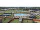 Aerial view of community amenities including pool, tennis courts, playground, and more at 2159 Redfern Rd, Dacula, GA 30019