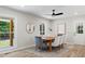 Light-filled dining room featuring modern furnishings and a view to the outside at 6456 Wright Ne Rd, Atlanta, GA 30328