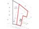 A map illustrating the 1.7 acre property boundaries, including street access and layout of the land at 4451 Flat Shoals Pkwy, Decatur, GA 30034