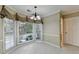 Sunny breakfast nook with large windows offering a view of the backyard at 3034 Brookgreen Trl, Lawrenceville, GA 30043