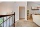 View of upstairs hallway leading to rooms, showing the layout at 40 Legend Creek Chase, Douglasville, GA 30134