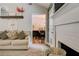 Living room showing an open doorway into a dining room at 40 Legend Creek Chase, Douglasville, GA 30134