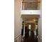 Grand foyer with dark hardwood floors leading to living spaces at 5896 Cliftondale Dr, Atlanta, GA 30349