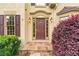 Inviting front door entrance enhanced by beautiful stone pathway and meticulous landscaping at 2864 Wyndcliff Ct, Marietta, GA 30066