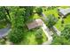 Charming home with a well-maintained lawn, mature trees, and a private, fenced backyard at 4212 Worth Nw St, Acworth, GA 30101
