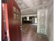 Home entryway with a view into an open-concept living space, featuring unfinished walls and flooring at 4601 Wilson James Sw Rd, Atlanta, GA 30331