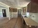 Unfinished kitchen with cabinets and countertops, showcasing potential for customization and design at 4601 Wilson James Sw Rd, Atlanta, GA 30331