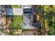Aerial view of home's new roof, manicured lawn and bordered property at 1270 Graymont Sw Dr, Atlanta, GA 30310