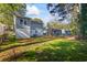 Large backyard featuring a lush green lawn and partial view of home at 1270 Graymont Sw Dr, Atlanta, GA 30310