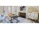 Comfortable seating area with a stylish egg chair and a modern table at 1270 Graymont Sw Dr, Atlanta, GA 30310