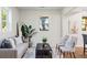 Bright living room with stylish decor, neutral tones, and hardwood floors at 1270 Graymont Sw Dr, Atlanta, GA 30310