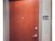 Apartment front door with unit number 3216 and modern hardware at 400 W Peachtree Nw St # 3216, Atlanta, GA 30308