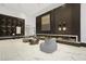 Stylish lobby with a fireplace, unique wall art, and comfortable seating at 400 W Peachtree Nw St # 3216, Atlanta, GA 30308