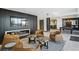 Cozy lounge area with leather chairs, fireplace, and TV, perfect for relaxation at 400 W Peachtree Nw St # 3216, Atlanta, GA 30308
