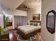 Stylish main bedroom with contemporary decor, a ceiling fan, and access to an en-suite bathroom at 400 W Peachtree Nw St # 3216, Atlanta, GA 30308