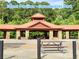 Event Pavilion at Sweetwater Park with large stone columns at 2913 Jordan Forest Trl, Lawrenceville, GA 30044